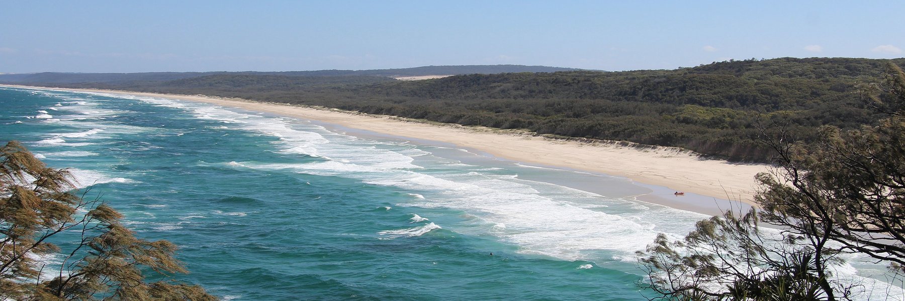 Main Beach seen from Point Lookout, Minjerribah, North Stradbroke Island